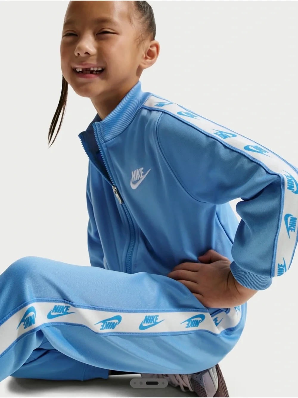 Nike Dri-FIT Little Kids' 2-Piece Full-Zip Set with Logo